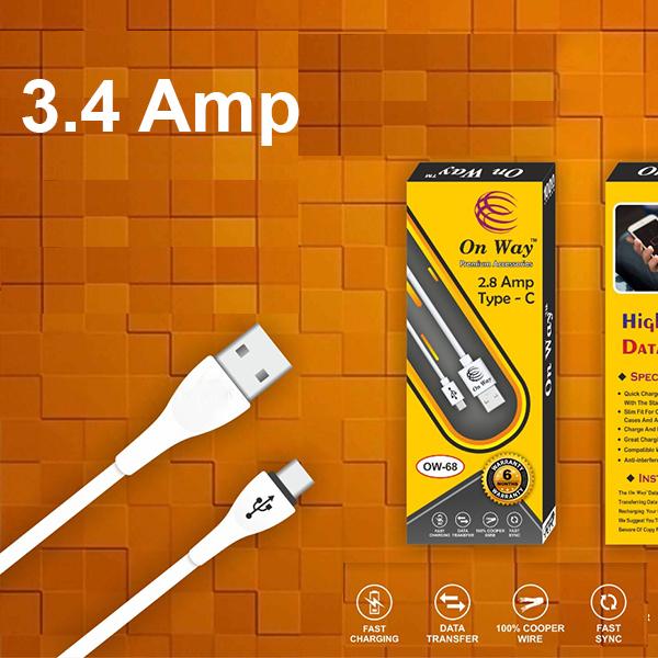 309_Premium 3.4 Amp Fast Charging 1 m USB Type-C Cable