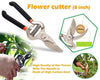 UltraMart Gardening Tools - Gardening Gloves and Flower Cutter/Scissor/Pruners