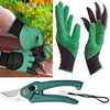 UltraMart Gardening Tools - Garden Gloves with Claws for Digging and Planting, 1 Pair Ergonomic Grip, Incredibly Sharp Secateurs
