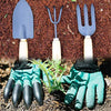 UltraMart Gardening Hand Cultivator, Big Digging Trowel, Shovel & Garden Gloves with Claws for Digging & Planting