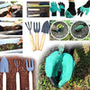 UltraMart Gardening Hand Cultivator, Big Digging Trowel, Shovel & Garden Gloves with Claws for Digging & Planting